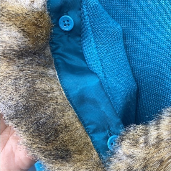 Cabi Tearoom Faux Fur Button Down Cardigan - Picture 5 of 8